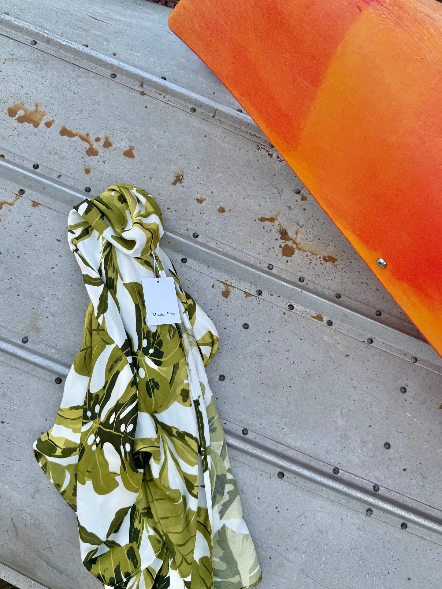 Women's Tropical Leaf Kimono