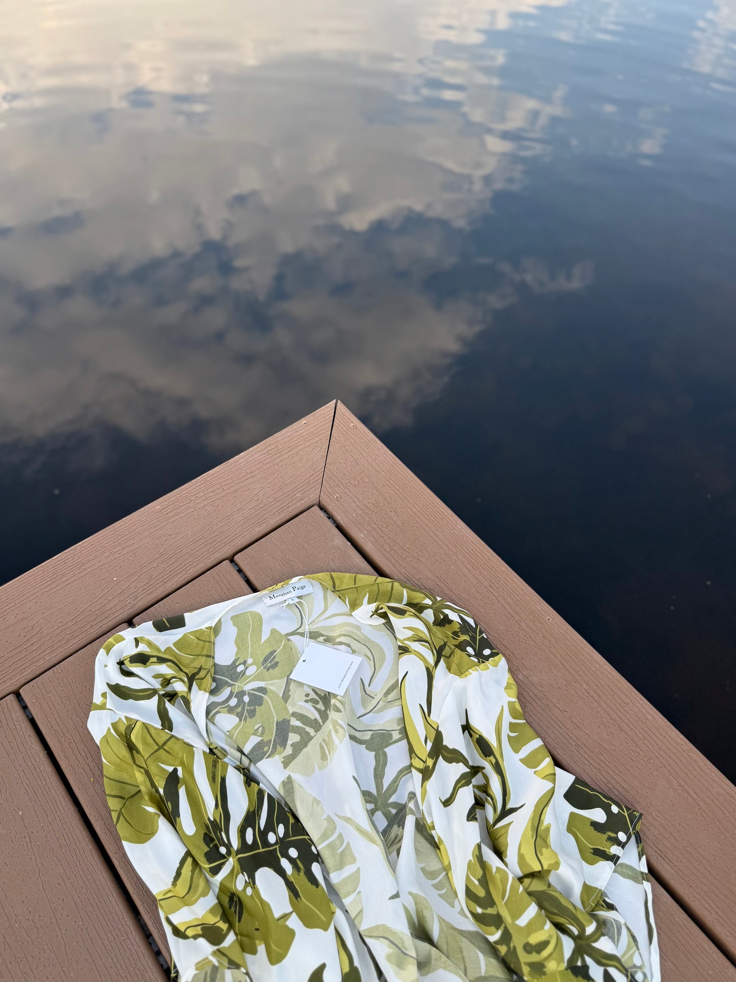 Women's Tropical Leaf Kimono