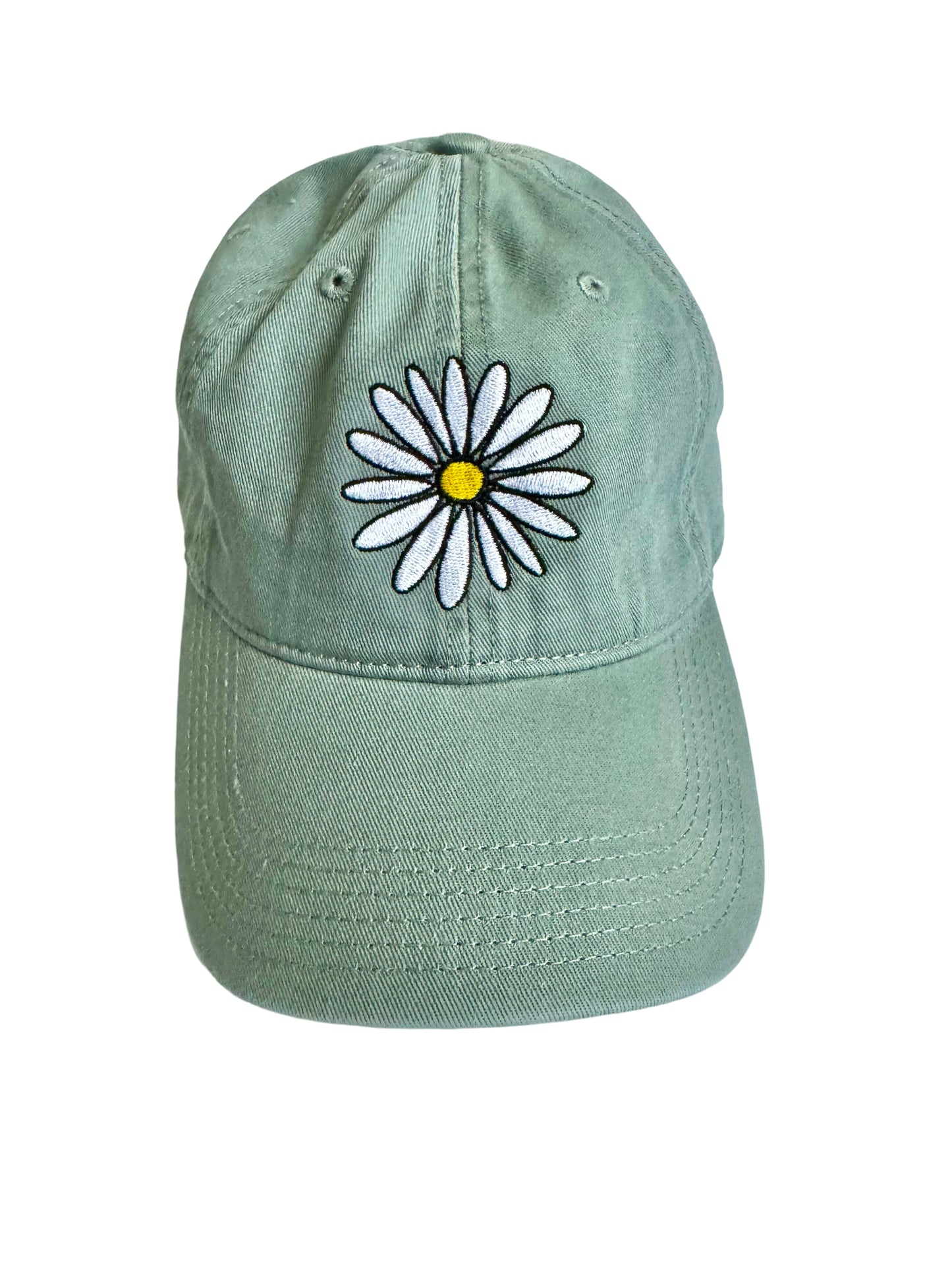 Wildflower Embroidered Baseball Hat